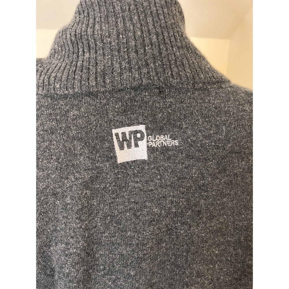 Quince Mongolian Cashmere Open Cardigan Sweater Womens Small Dark Grey - Logo - Picture 6 of 8